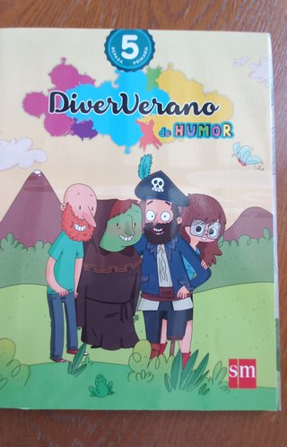 Cuaderno de 5 Primaria repaso curso en vacaciones