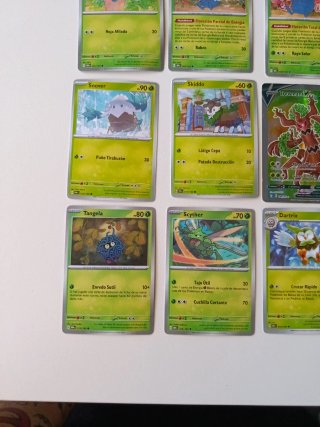 Pack Cartas Pokémon Tipo Planta