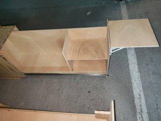 Mueble Kit Camper Madera Contrachapada