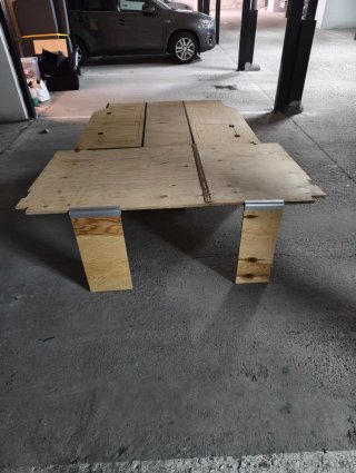 Mueble Kit Camper Madera Contrachapada