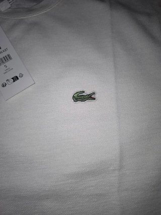 Camiseta Lacoste Blanca Talla L