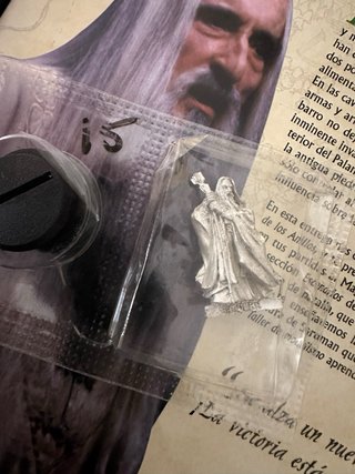 Saruman figura fascículo Warhammer esdla