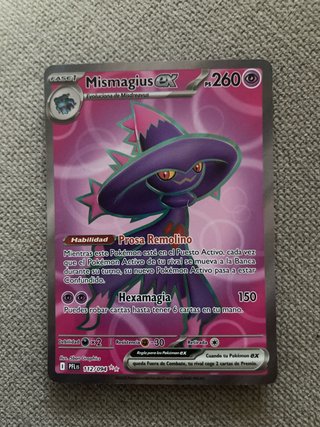 Carta Pokémon Mismagius EX 112/094