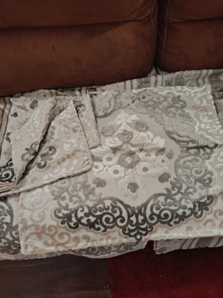 2 Fundas Sofá Marroquí 2m Tela Terciopelo