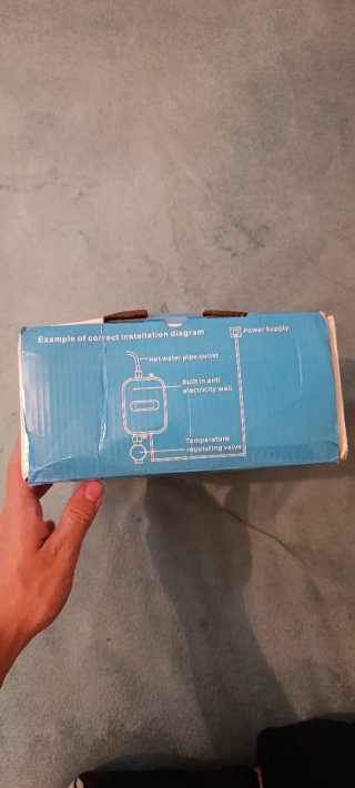 Calentador agua eléctrico 3500W instantáneo