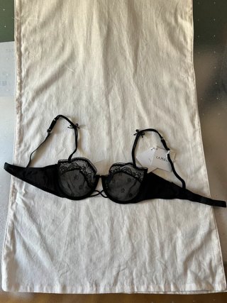 La Perla - 60% Silk Balconette Bra - Lace Sheer Luxury Lingerie - New With Tags 158€