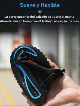 Zapatos de trabajo ligeros y transpirables