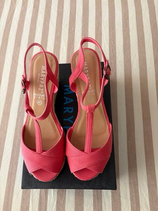 Sandalias Mary Paz Esparto Talla 40