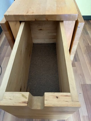 Mesa comedor extensible doble hoja madera