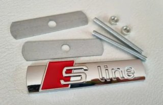 Logo Emblema Audi Sline Parilla Calandra Rejilla