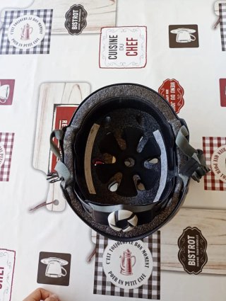 Casco Oxelo Negro Patinete 55-58cm