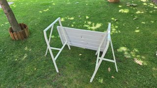 Mesa auxiliar con 2 borriquetas