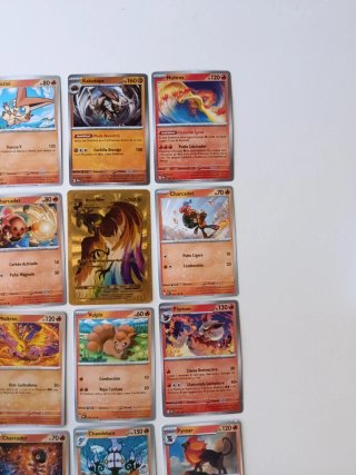 Pack Cartas Pokémon Fuego