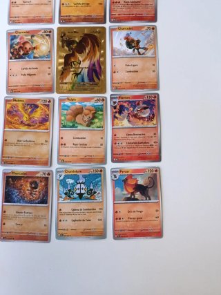Pack Cartas Pokémon Fuego