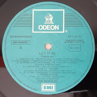 The Beatles - Let It Be Vinilo