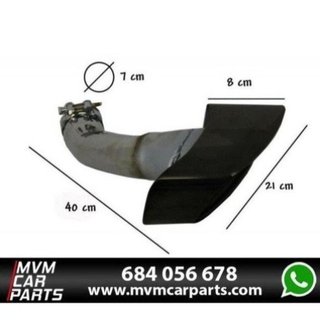 Kit Salidas de escape Negras M Performance para BM