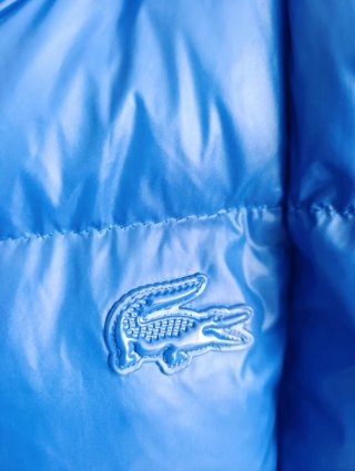 Plumífero Lacoste Azul Eléctrico Talla L