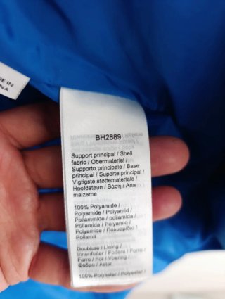 Plumífero Lacoste Azul Eléctrico Talla L