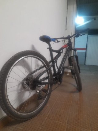 Bicicleta RockRider Doble Suspensión Montaña