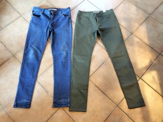 5 pantaloni donna skinny taglia 44-46