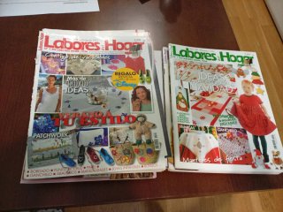 Revistas ' Labores del hogar' y similares