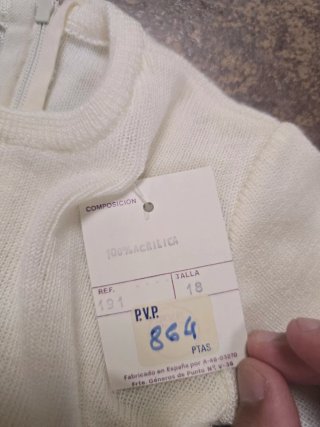 Mono bebé tejido Talla 18