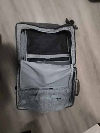 Maleta de viaje Kipling gris