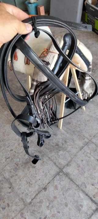 Silla vaquera para caballo