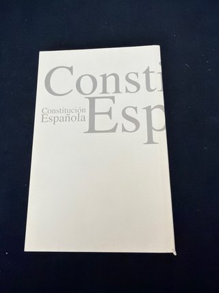 Libro: Constitución española