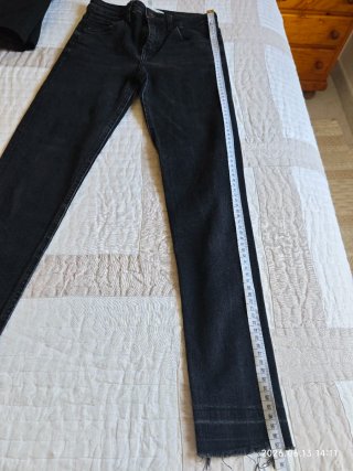 Pantalón pitillo negro Mango Talla xXS