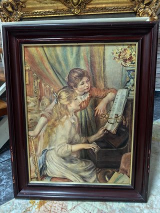Cuadro Chicas al piano
