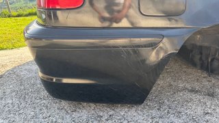 Defensa BMW E46 Negra