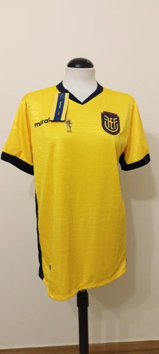 Camiseta Marathon Deportiva Amarilla y Azul