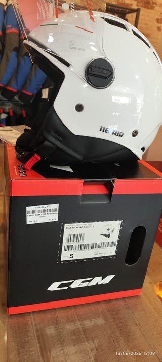 Casco CGM 116A Air Blanco Brillo