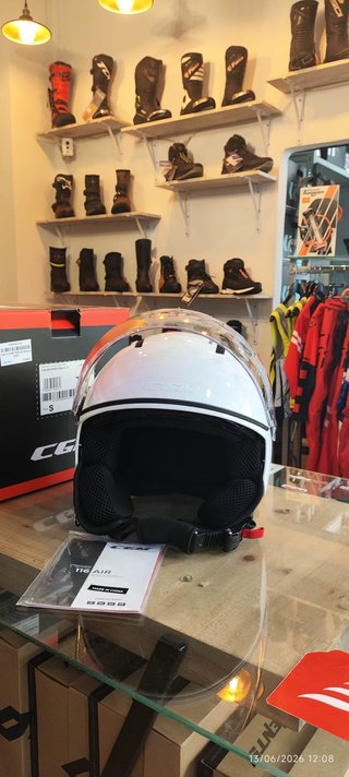 Casco CGM 116A Air Blanco Brillo