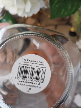 Tarro conservas cristal base cuadrada