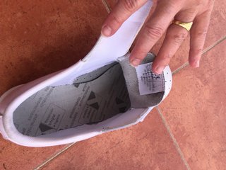 Zapatos de trabajo blancos