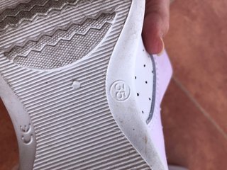 Zapatos de trabajo blancos