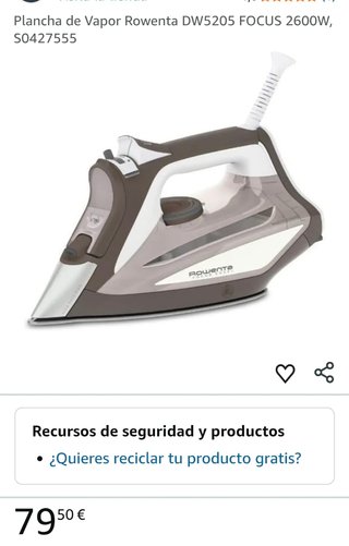 Plancha Rowenta Focus Excel