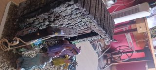 Escena de Belén para figuras de 10/12cm