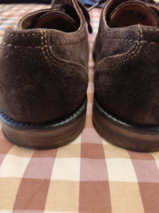 Zapatos de vestir de ante marrón