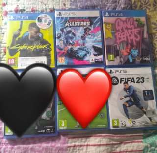Lote Juegos PS4/PS5: Cyberpunk, FC25, FIFA 2