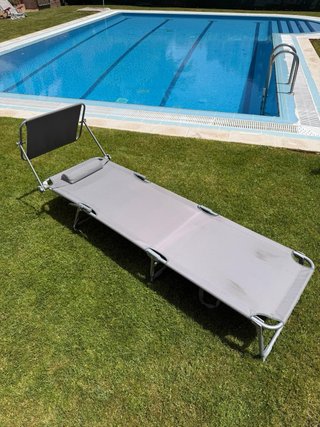 Pack 2 Tumbonas Plegables Articuladas con parasol