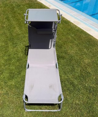 Pack 2 Tumbonas Plegables Articuladas con parasol
