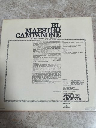 Vinilo El Maestro El Campanone