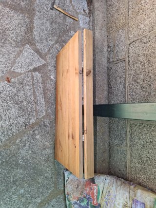 Mesa abatible pino macizo