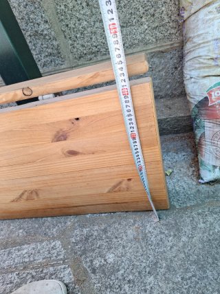 Mesa abatible pino macizo