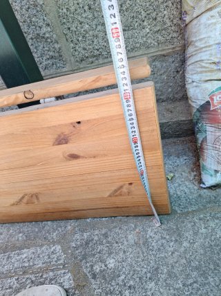 Mesa abatible pino macizo