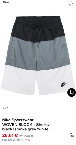 Bermudas bañador adolescente Nike