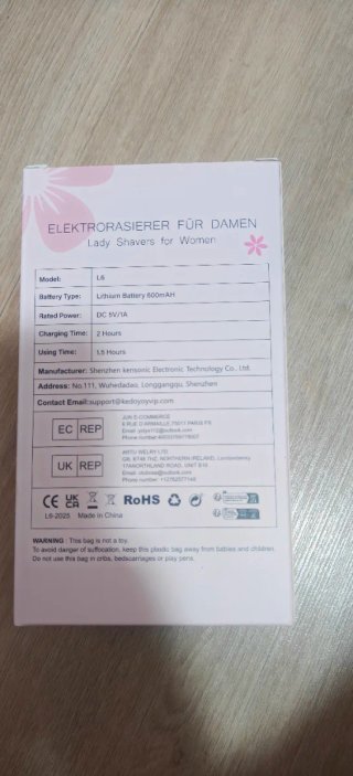 Afeitadora Eléctrica Kotopa Mujer Rosa
